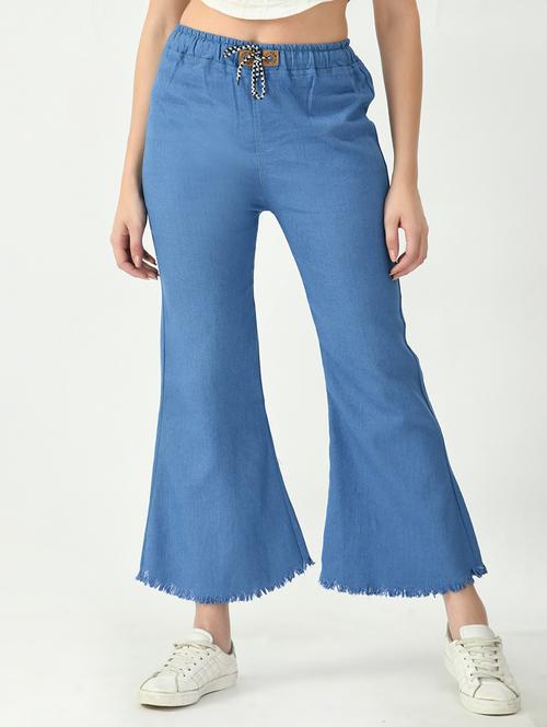 women solid mid rise bootcut jean - 21692928 - Very Small Image - 1