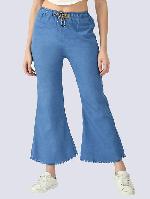 women solid mid rise bootcut jean - 21692935 - Very Small Image - 1