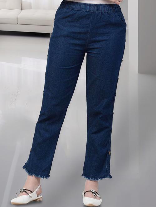 women solid mid rise bootcut jean - 21692952 - Very Small Image - 1