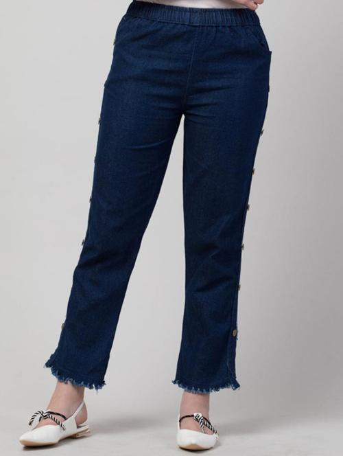 women solid mid rise bootcut jean - 21693075 - Very Small Image - 1