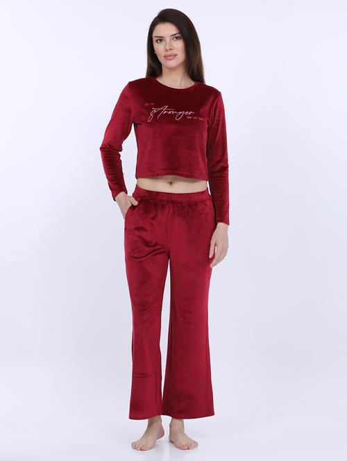 women solid winter wear co-ord set - 21693574 - Very Small Image - 1