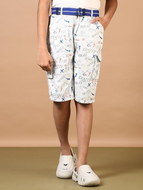 boys printed mid rise three fourth - 21693686 - Very Small Image - 1