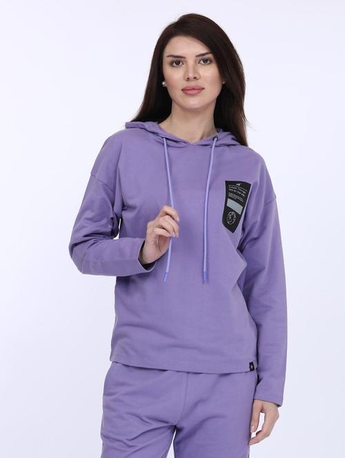 women placement print long sleeve sweatshirt - 21694731 - Very Small Image - 1