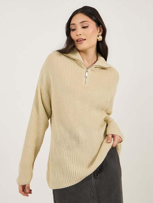 women self design long sleeve pullover - 21695387 - Very Small Image - 1