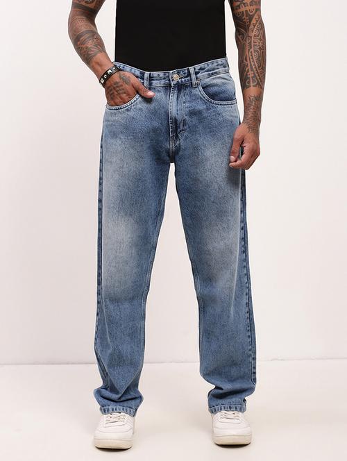 men blue low rise full length jean - 21696157 - Very Small Image - 1