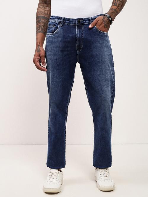 men blue low rise full length jean - 21696181 - Very Small Image - 1