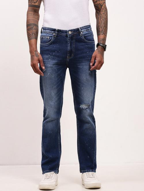 men blue low rise full length jean - 21696189 - Very Small Image - 1