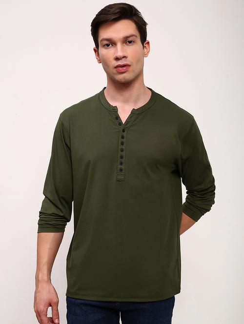 men solid long sleeve regular fit t-shirt - 21696275 - Very Small Image - 1