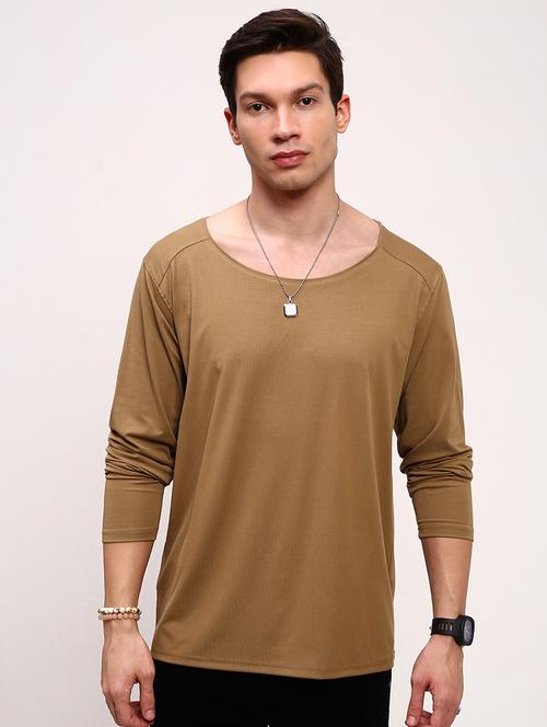 men solid long sleeve regular fit t-shirt - 21696290 - Very Small Image - 1