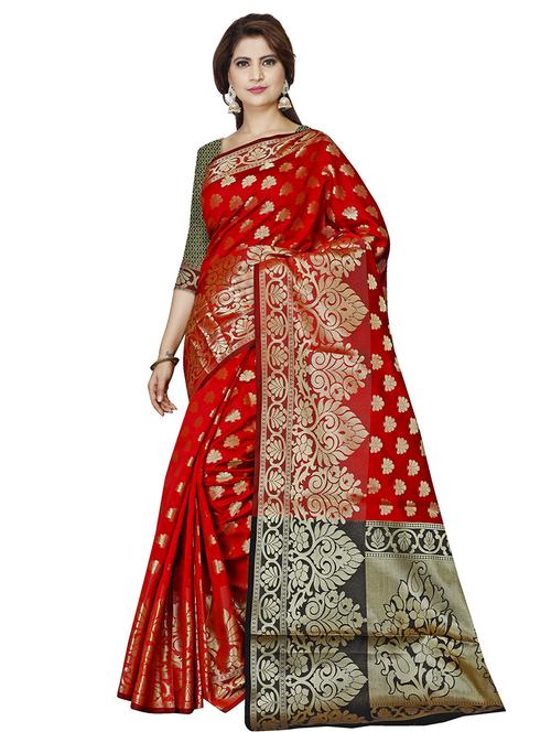 women self design banarasi saree - 21696608 - Very Small Image - 1
