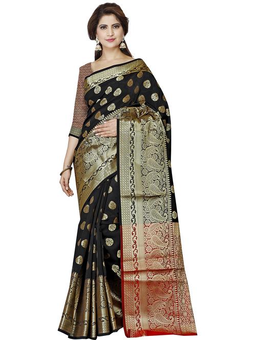 women self design banarasi saree - 21696640 - Very Small Image - 1