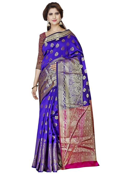 women self design banarasi saree - 21696643 - Very Small Image - 1