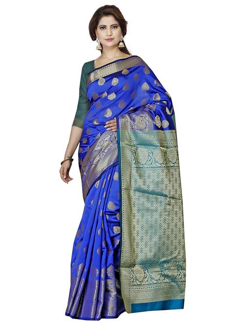 women self design banarasi saree - 21696672 - Very Small Image - 1