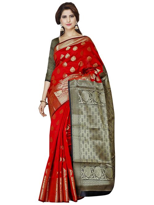 women self design banarasi saree - 21696680 - Very Small Image - 1