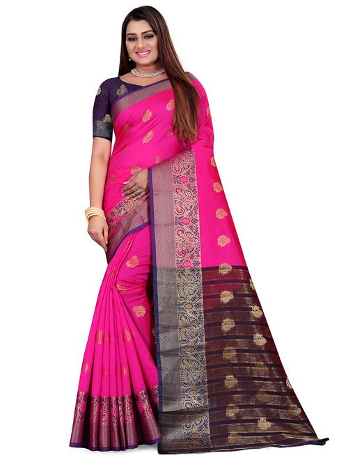 women self design banarasi saree - 21696707 - Very Small Image - 1