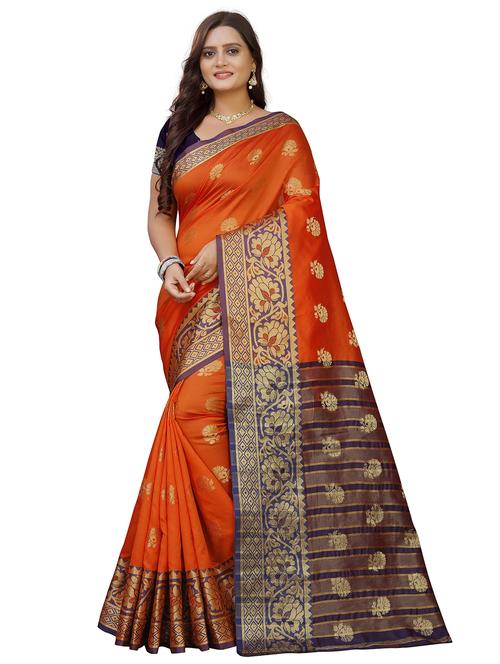 women self design banarasi saree - 21696801 - Very Small Image - 1