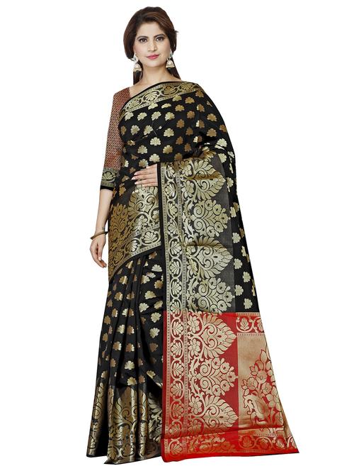 women self design banarasi saree - 21696980 - Very Small Image - 1
