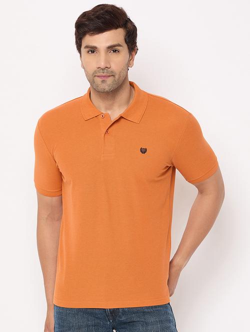 men solid short sleeve polo t-shirt - 21697150 - Very Small Image - 1