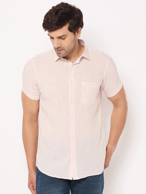 men solid short sleeve casual shirt - 21697407 - Very Small Image - 1