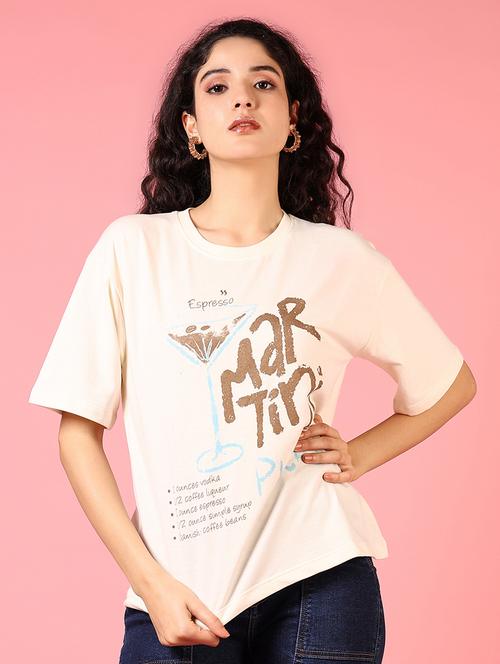 women front printed short sleeve t-shirt - 21697648 - Very Small Image - 1