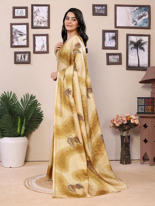 women ready to wear casual wear saree with blouse - 21698623 - Very Small Image - 1