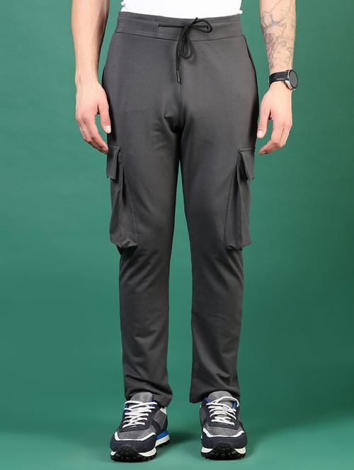 men solid mid rise full length cargo - 21698867 - Very Small Image - 1