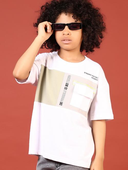 boys chest print short sleeve t-shirt - 21698907 - Very Small Image - 1