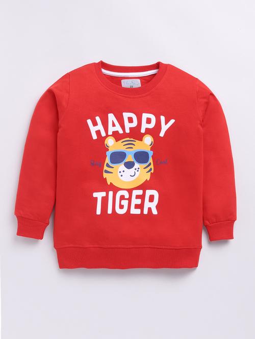 kids printed long sleeve sweatshirt - 21699384 - Very Small Image - 1