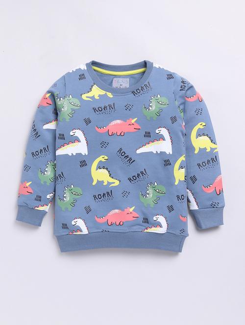 kids printed long sleeve sweatshirt - 21699385 - Very Small Image - 1