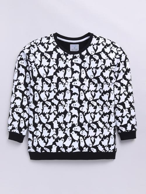 kids printed long sleeve sweatshirt - 21699397 - Very Small Image - 1