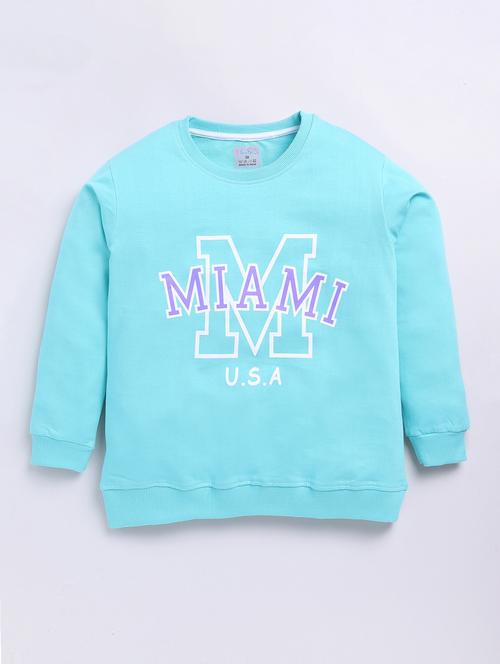 kids printed long sleeve sweatshirt - 21699398 - Very Small Image - 1