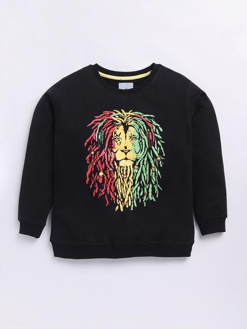 kids printed long sleeve sweatshirt - 21699402 - Very Small Image - 1