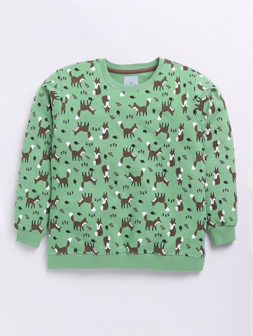 kids printed long sleeve sweatshirt - 21699409 - Very Small Image - 1