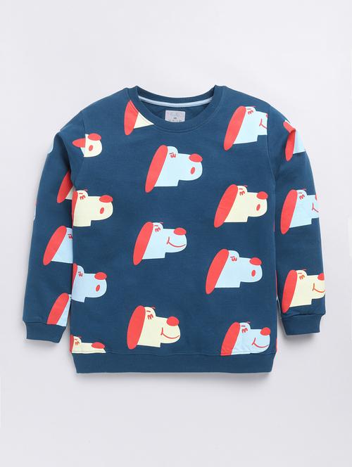 kids printed long sleeve sweatshirt - 21699410 - Very Small Image - 1