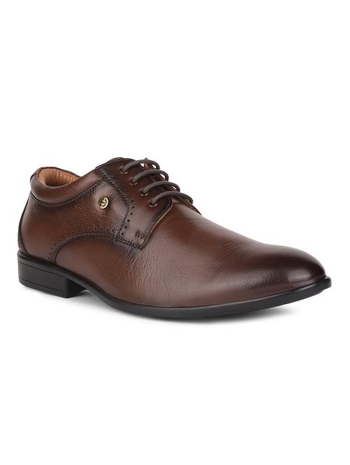 brown lace-up derby shoes - 21699709 - Very Small Image - 1