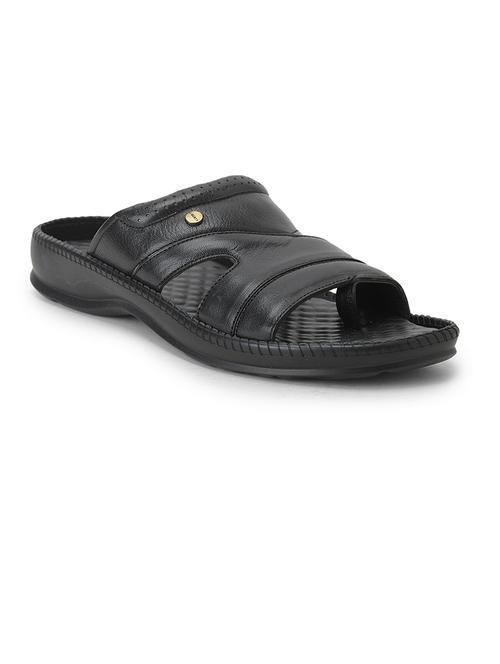 men solid slip on open toe sandal - 21699755 - Very Small Image - 1