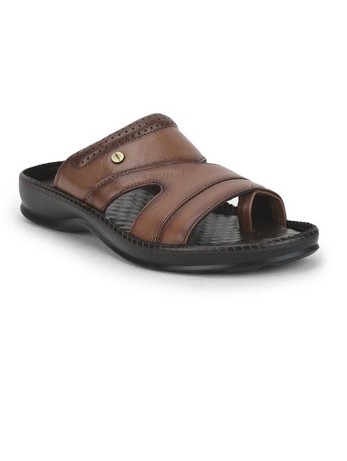 men solid slip on open toe sandal - 21699756 - Very Small Image - 1