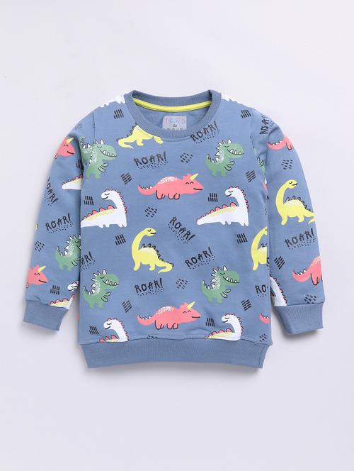 kids printed long sleeve sweatshirt - 21701132 - Very Small Image - 1