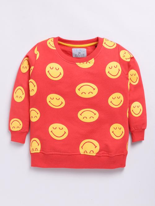 kids printed long sleeve sweatshirt - 21701134 - Very Small Image - 1