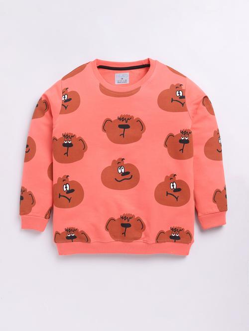 kids printed long sleeve sweatshirt - 21701141 - Very Small Image - 1