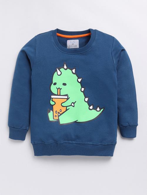 kids printed long sleeve sweatshirt - 21701145 - Very Small Image - 1