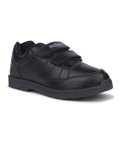 boys black velcro closure school shoe - 21702865 - Very Small Image - 1