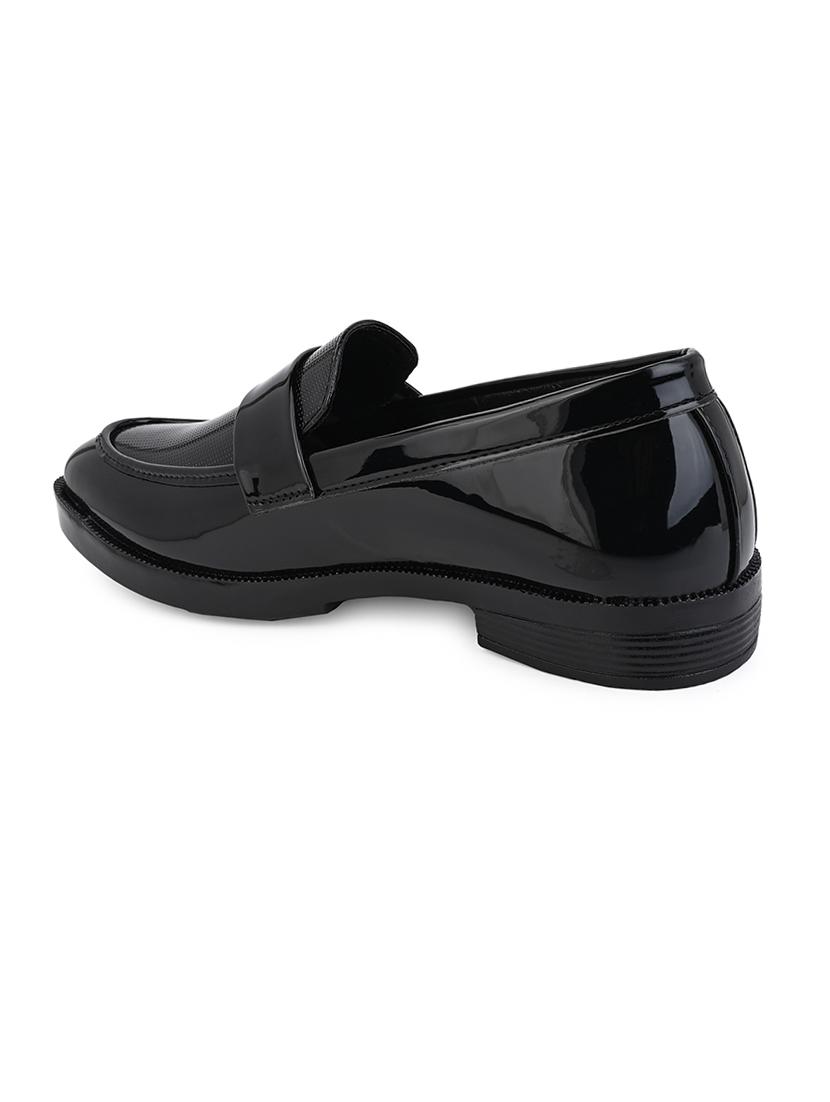 men black slip on loafers - 21703735 - Standard Image - 4