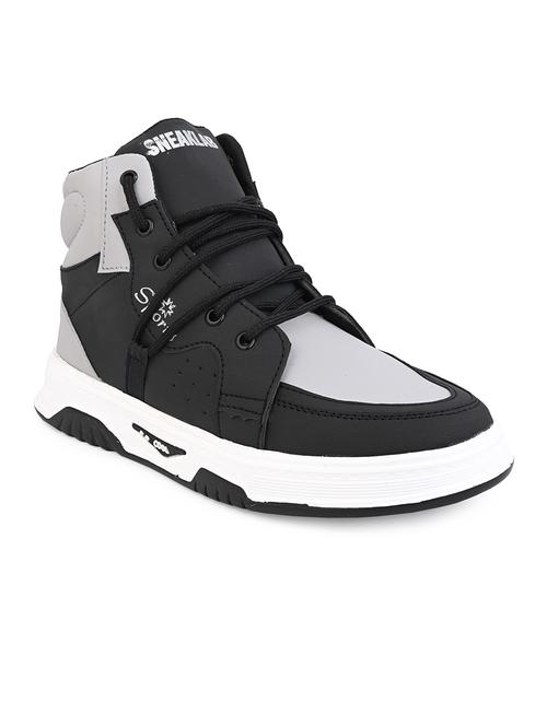 men grey lace up sneakers - 21703737 - Very Small Image - 1