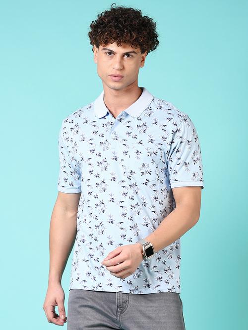men short sleeves printed polo t-shirt - 21703867 - Very Small Image - 1