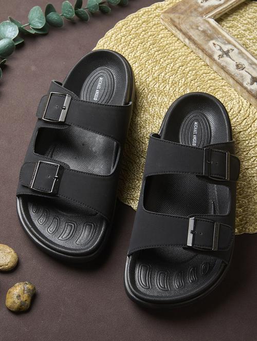 men black slip on sandal - 21704506 - Very Small Image - 1