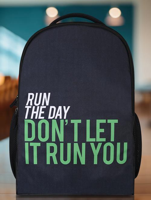 black printed adjustable strap backpack - 21704732 - Very Small Image - 1