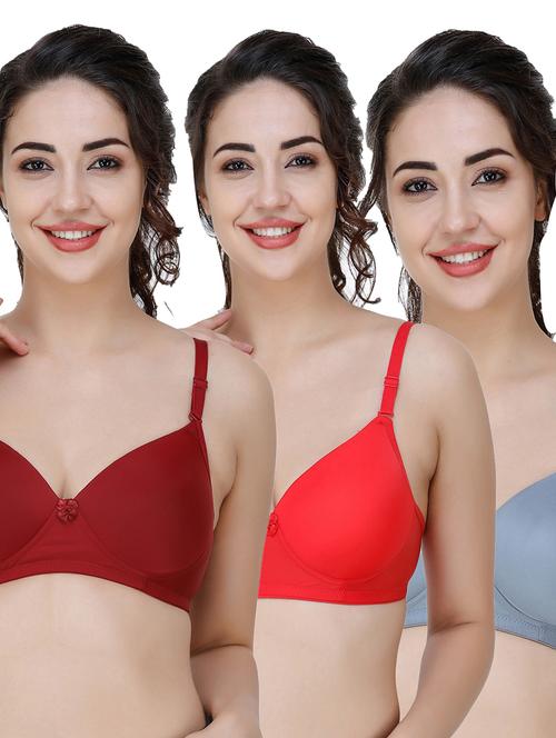 multi colored polyamide combos bra - 21706351 - Very Small Image - 1