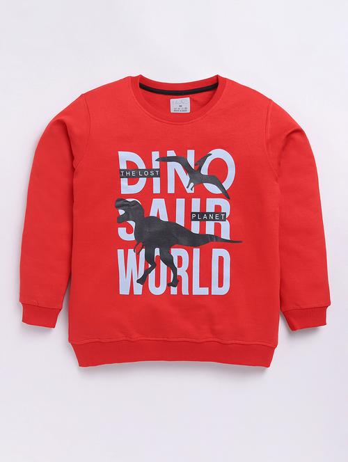 boys front print long sleeve sweatshirt - 21706990 - Very Small Image - 1