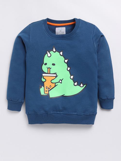 boys front print long sleeve sweatshirt - 21706991 - Very Small Image - 1